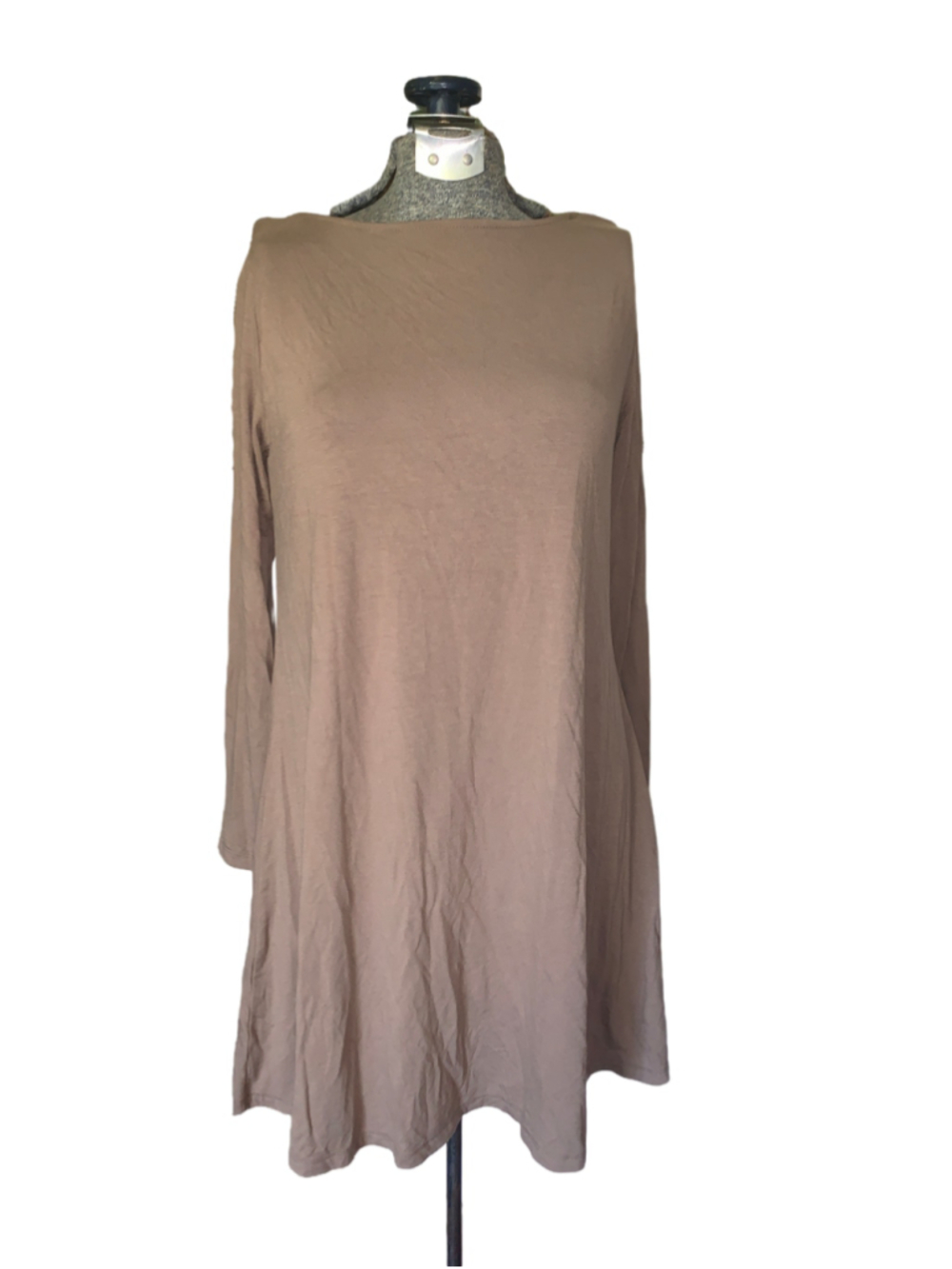 Women's Old Navy Long Sleeve Dress Size S Beige